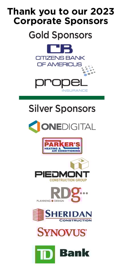 Thank you 2023 Corp Sponsor on webpage