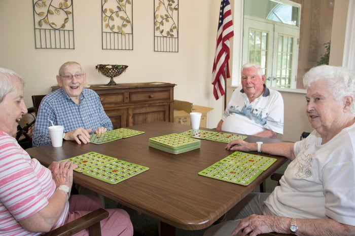 senior living activities bingo