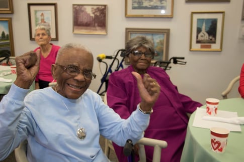black woman cheering5C9A5094