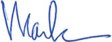 marks signing