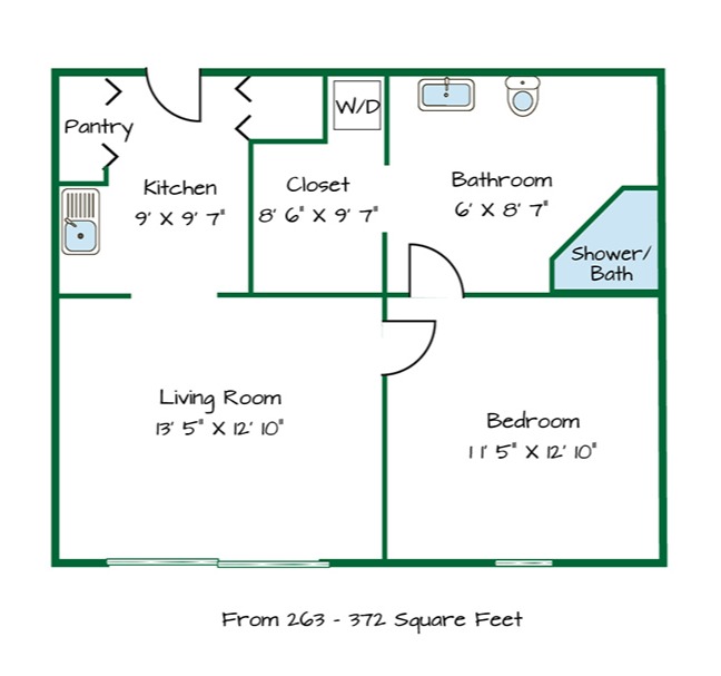 One Bedroom Apartment