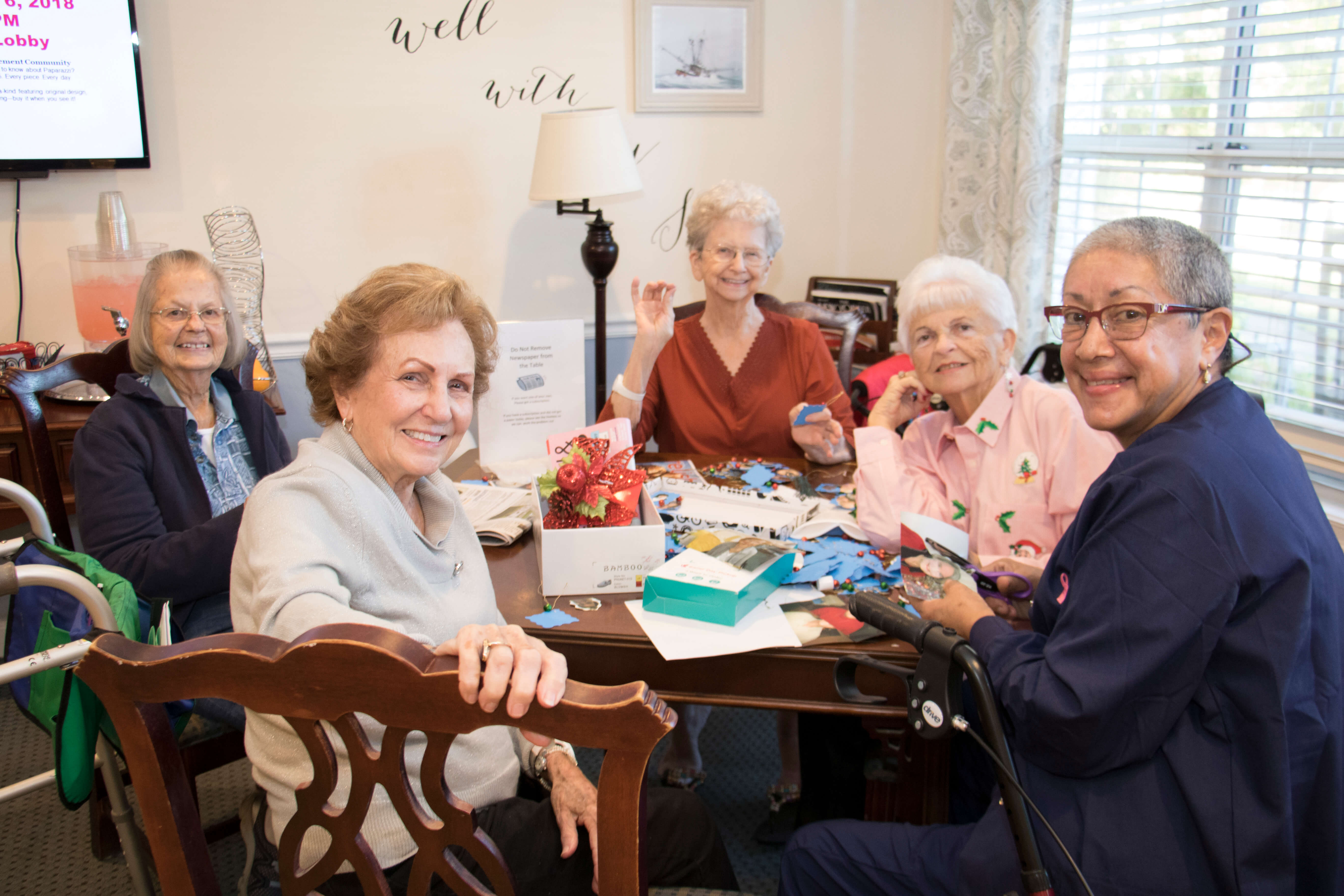 St Simons Light the Night residents group inside